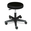 Rollhocker ratiomed schwarz Mit schwarzem Kunststoffkreuz