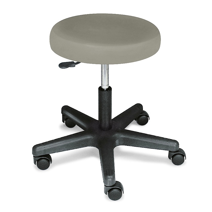 Rollhocker ratiomed grau Mit schwarzem Kunststoffkreuz