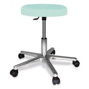 Rollhocker ratiomed pastelmint Mit poliertem Alu-Fußkreuz