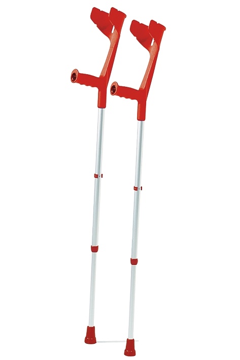Unterarmgehstützen feuerrot