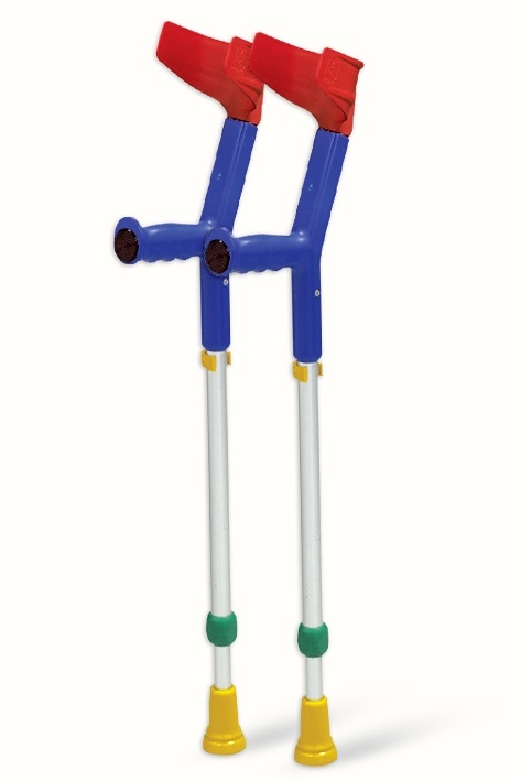[MEG 962412] Unterarmgehstütze für Kinder Blau/bunt
