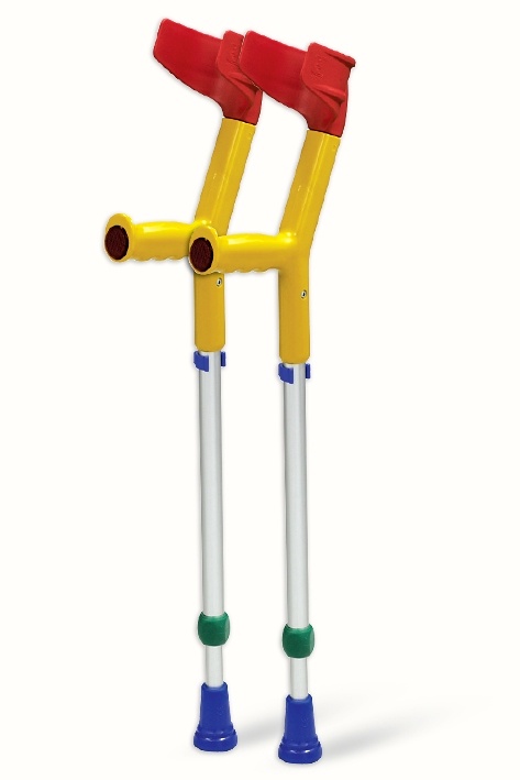 [MEG 962417] Unterarmgehstütze für Kinder Gelb/bunt