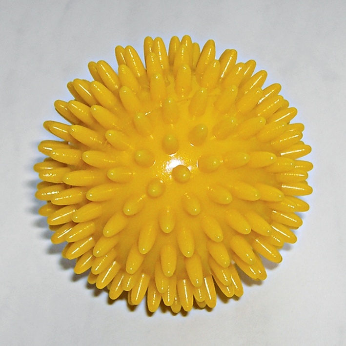 [MEG 966008] Igel-Massage-Handball gelb Ø 8 cm