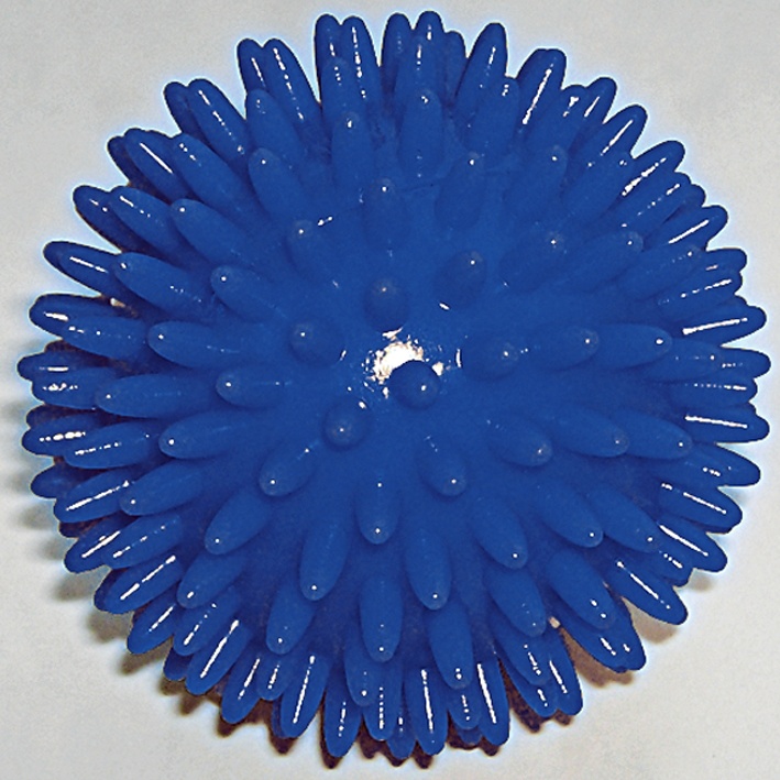 [MEG 966010] Igel-Massage-Handball blau Ø 10 cm