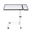 Multifunktionsbeistelltisch weiß Mit zusätzlicher Ablage