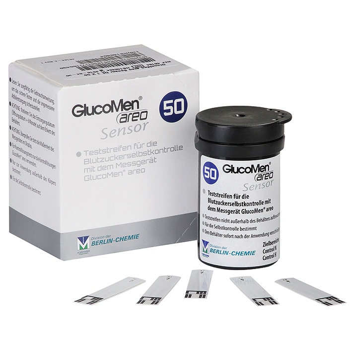 [MEN 46184] GlucoMen areo Sensor Blutzuckerteststreifen (50 T.)