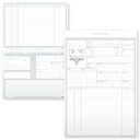 Karteikarten ALPHAsafe DIN A5 quer Typ Gynäkologie (500 Stck.)