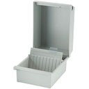 Karteikasten DIN A6 quer lichtgrau Für 800 Karten