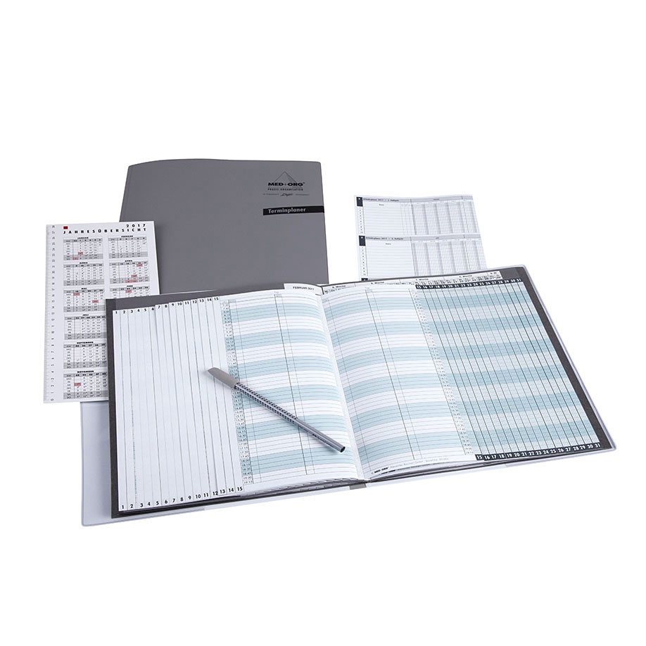 [MEO 60.005.25.3] MED+ORG Terminplaner 2025 4-spaltig, Juli - Dezember