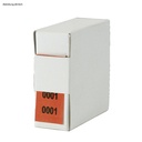 Archiv-Nummern, doppelt 2001 - 3000, rot
