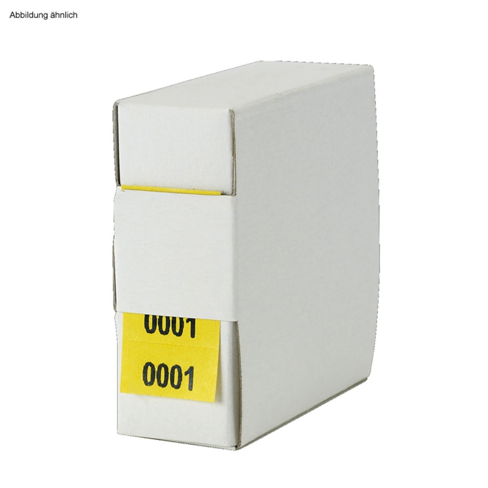 Archiv-Nummern, doppelt 9001 - 10000, gelb