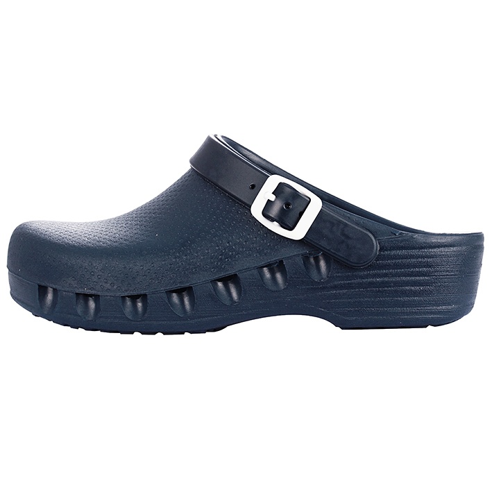 MediPlogs OP-Schuhe mit Fersenriemen Blau, Gr. 38
