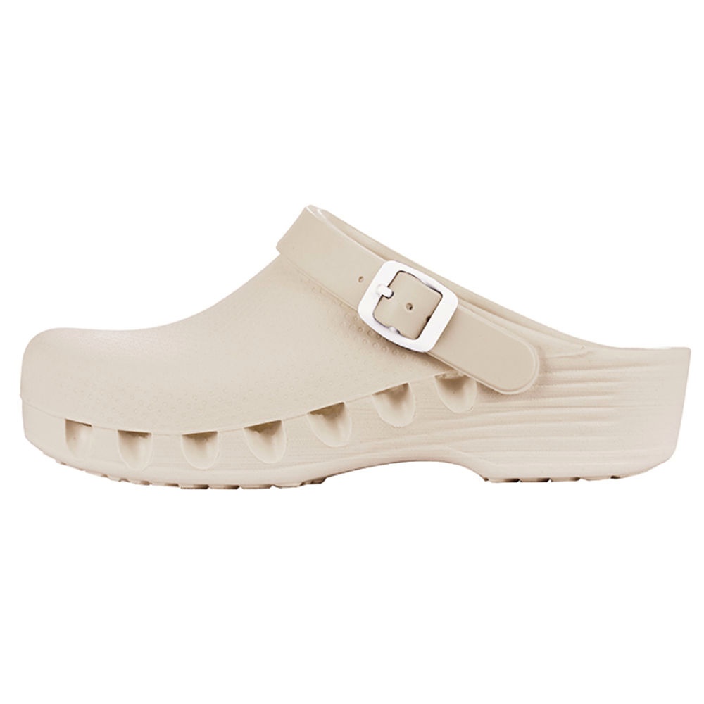MediPlogs OP-Schuhe mit Fersenriemen Weiß, Gr. 46