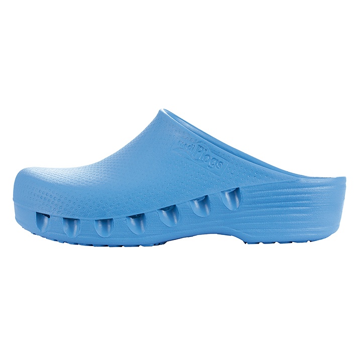 MediPlogs OP-Schuhe ohne Fersenriemen Hellblau, Gr. 38
