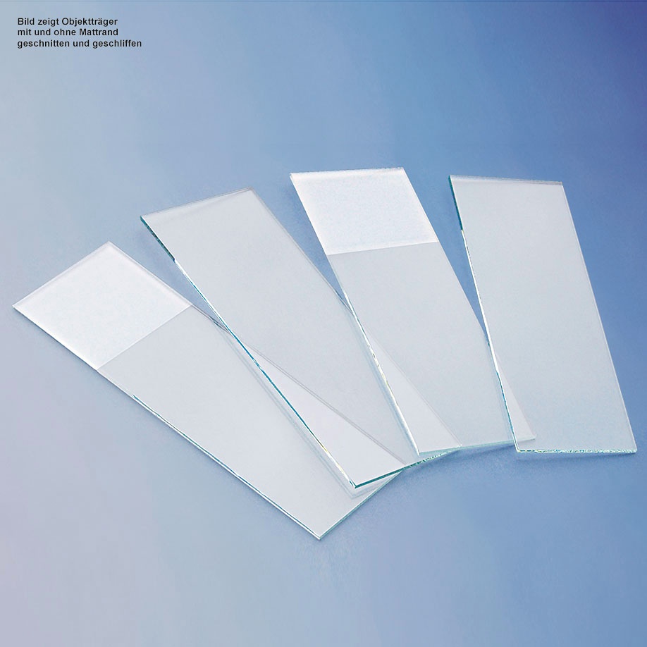 [MEZ 101426] Objektträger ohne Mattrand Geschliffen 90° (50 Stck.)