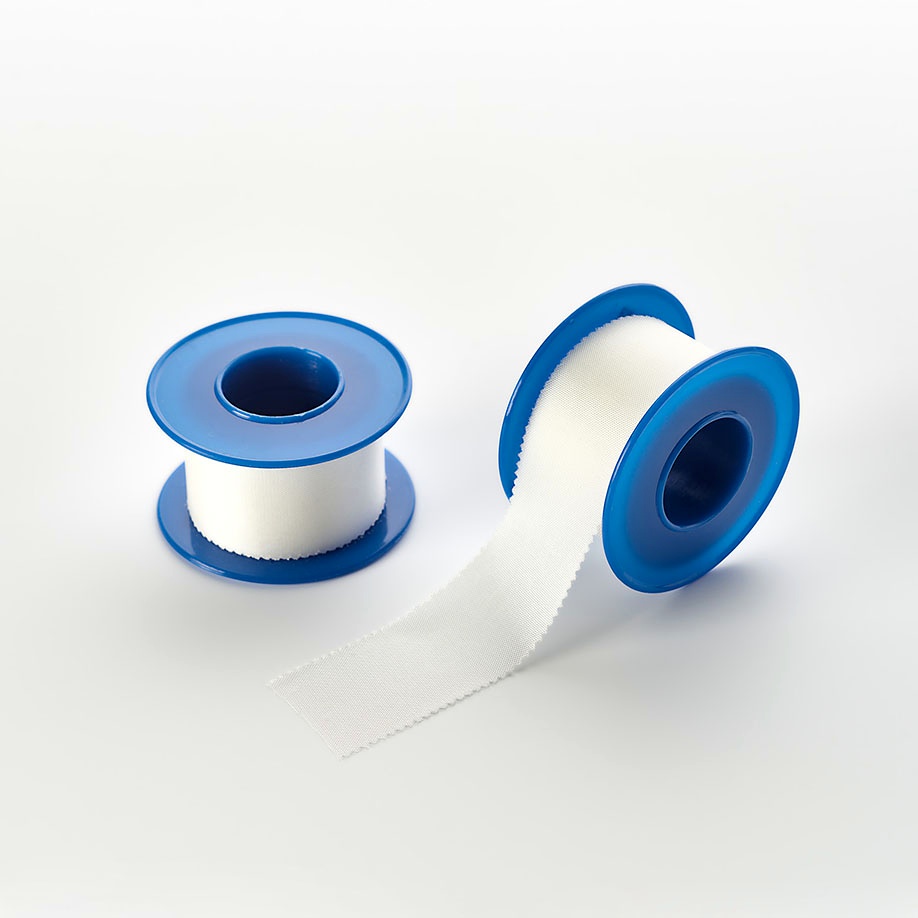 miro-silk Textil-Heftpflaster weiß