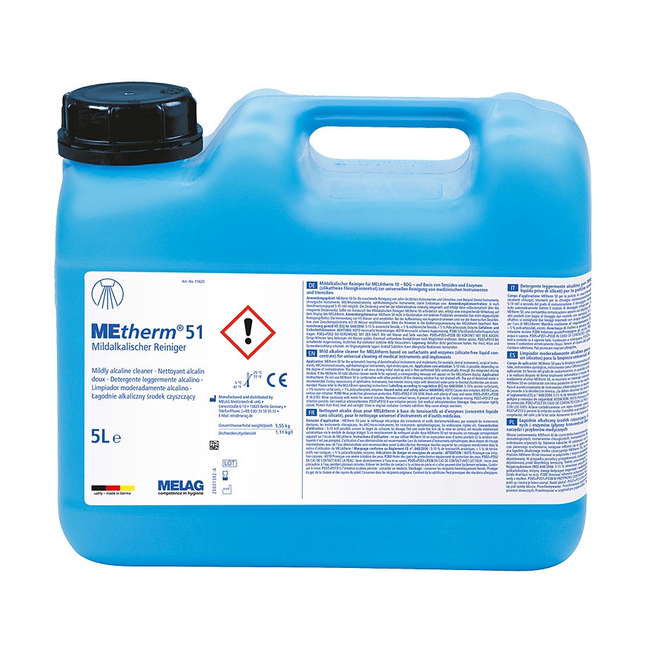 [MLG ME11630] MEtherm 51 Mildalkalischer Reiniger 5 Ltr.