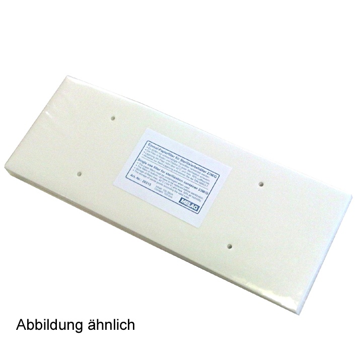 [MLG ME27325] Einmal-Papierfilter 11,5 x 10,5 cm, für Sterilisier-Behälter 15K (100 Stck.)