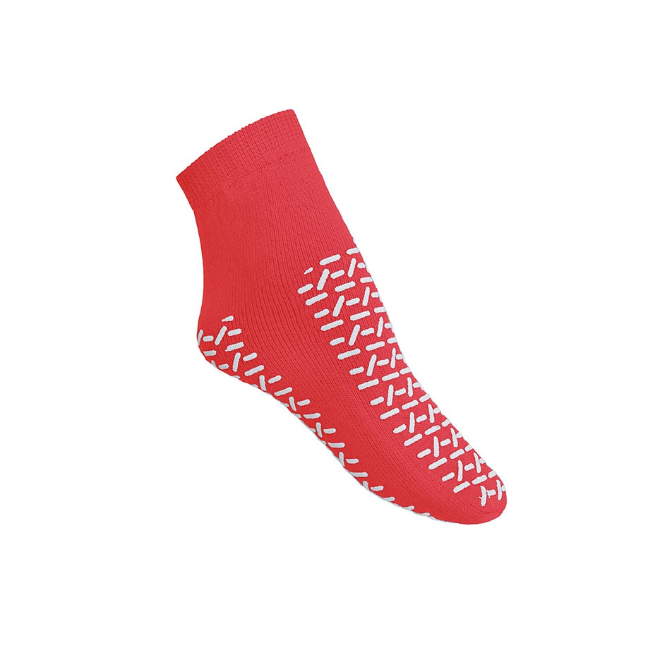 [MLI MDTEDBTRDS] Anti-Rutsch-Socken, Gr. S (31-33) Rot