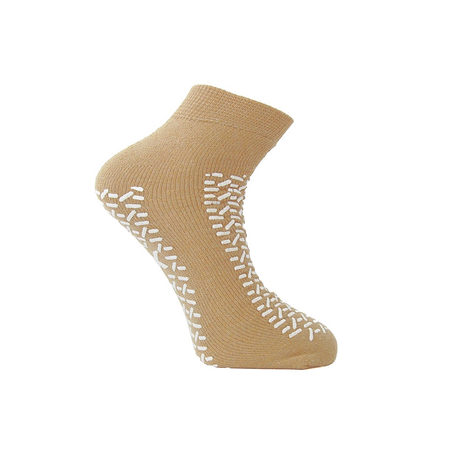 Anti-Rutsch-Socken, Gr. XL (39-43) Beige
