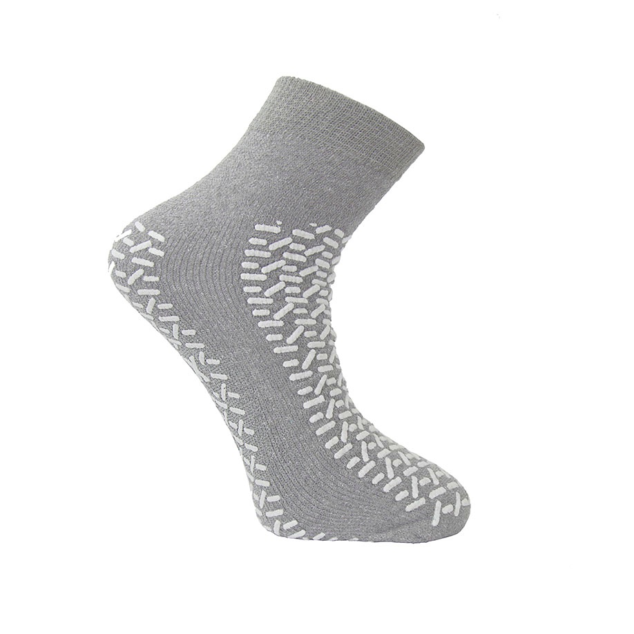[MLI MDTEDBTRDXXL] Anti-Rutsch-Socken, Gr. XXL (44-46) Grau