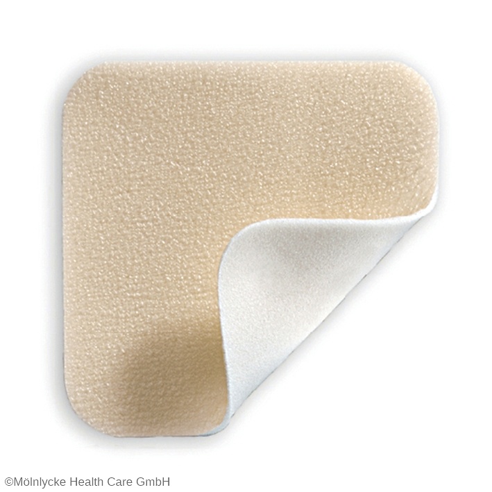 Mepilex Lite Schaumverband ohne Haftrand Steril, 17,5 x 17,5 cm (5 Stck.)