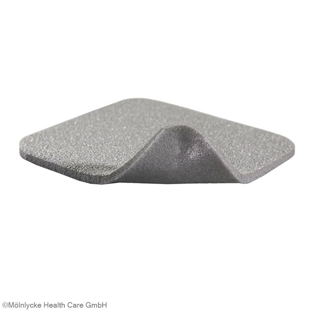 Mepilex Ag Schaumverband Steril, 10 x 10 cm (5 Stck.)
