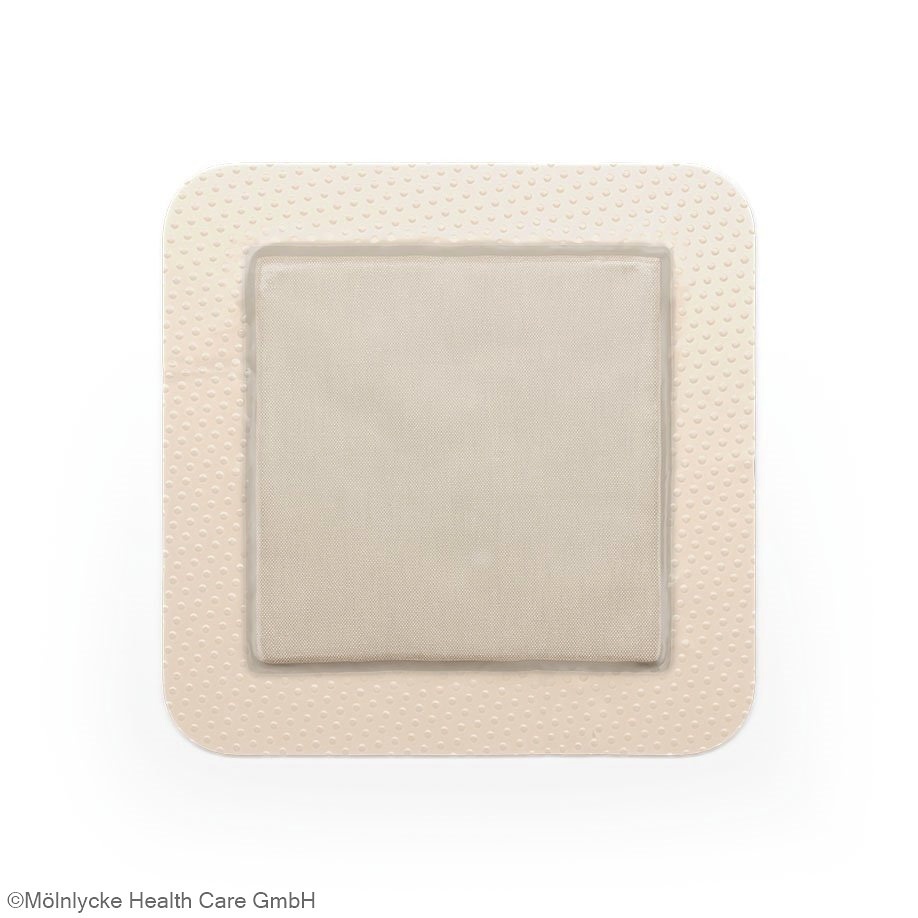 [MÖL 395360] Mepilex Border Ag Schaumverband Steril, 10 x 12,5 cm (5 Stck.)