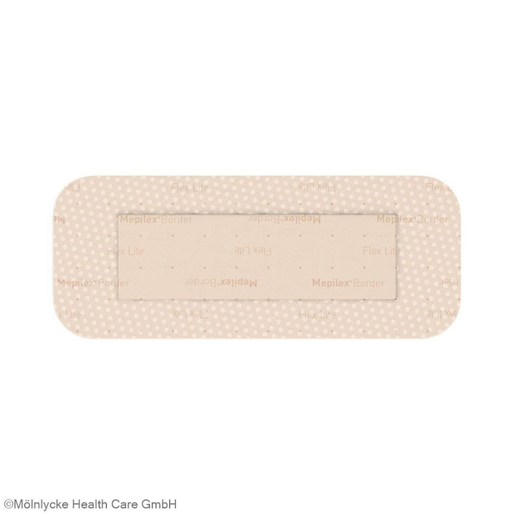 Mepilex Border Flex Lite Schaumverband Steril, 5 x 12,5 cm (5 Stck.)