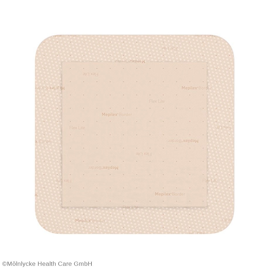 [MÖL 581360] Mepilex Border Flex Lite Schaumverband Steril, 10 x 10 cm (5 Stck.)