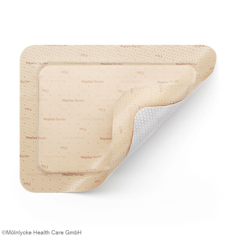 [MÖL 595611] Mepilex Border Flex Schaumverband steril 15 x 20 cm, mit Haftrand (10 Stck.)