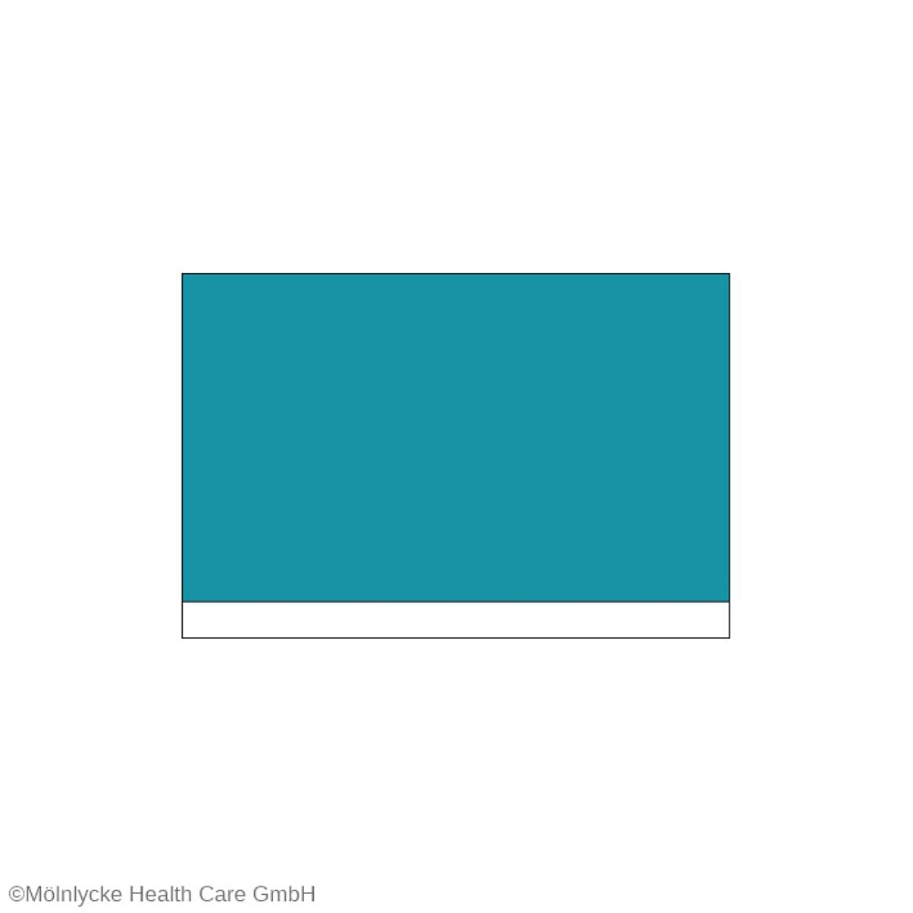 OP-Abdecktücher selbstklebend 3-lagig 75 x 75 cm (35 Stck.)