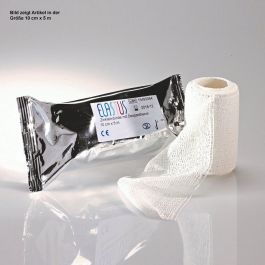 ELASTUS Zinkleimbinden weiß mit Dexpanthenol 10 cm x 7 m (10 Stck)