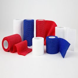 [MOS 72010] ELASTUS active comfort Fixierbinden Blau, 4,5 m x 5 cm (10 Stck.)