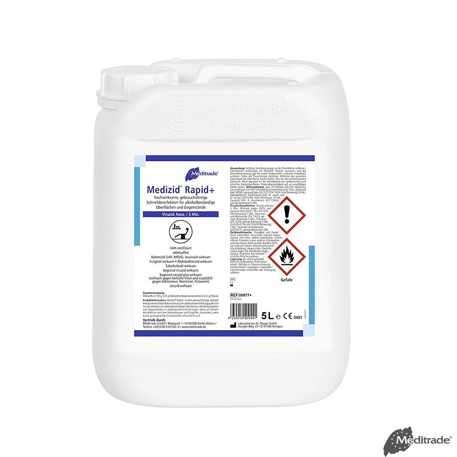 [MTR 00977+] Medizid Rapid+ 5 Ltr. Flächenschnelldesinfektion