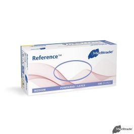 [MTR 1121M] Reference U.-Handschuhe Latex, leicht Gepudert, unsteril, Gr. M (100 Stck.)
