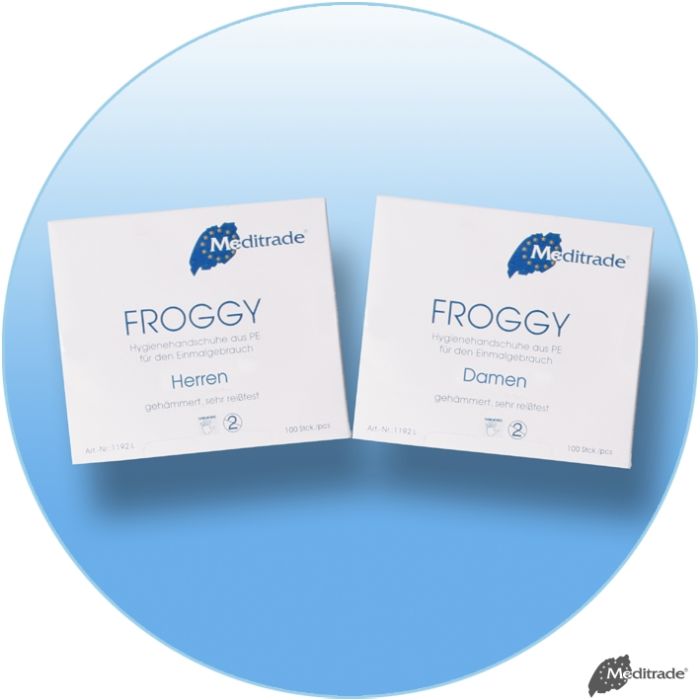 [MTR 1192S] Froggy PE-Handschuhe, Damen (100 Stck.)