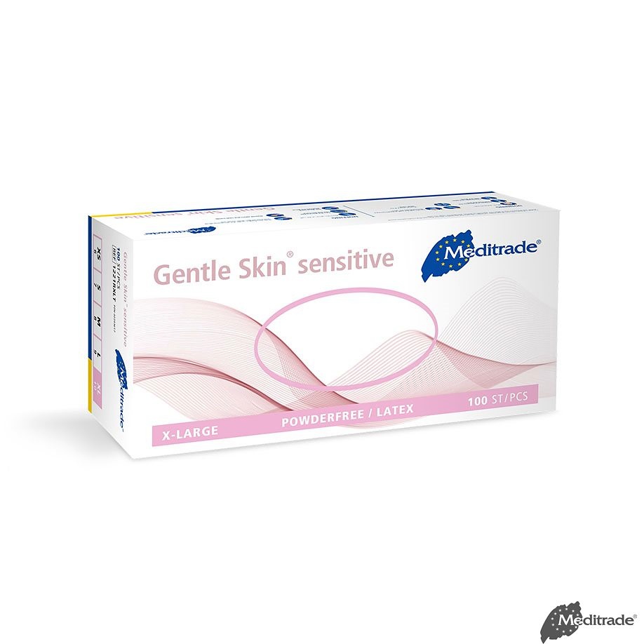 Gentle Skin sensitive U.-Handschuhe Latex, PF, Gr. XL, unsteril (100 Stck.)