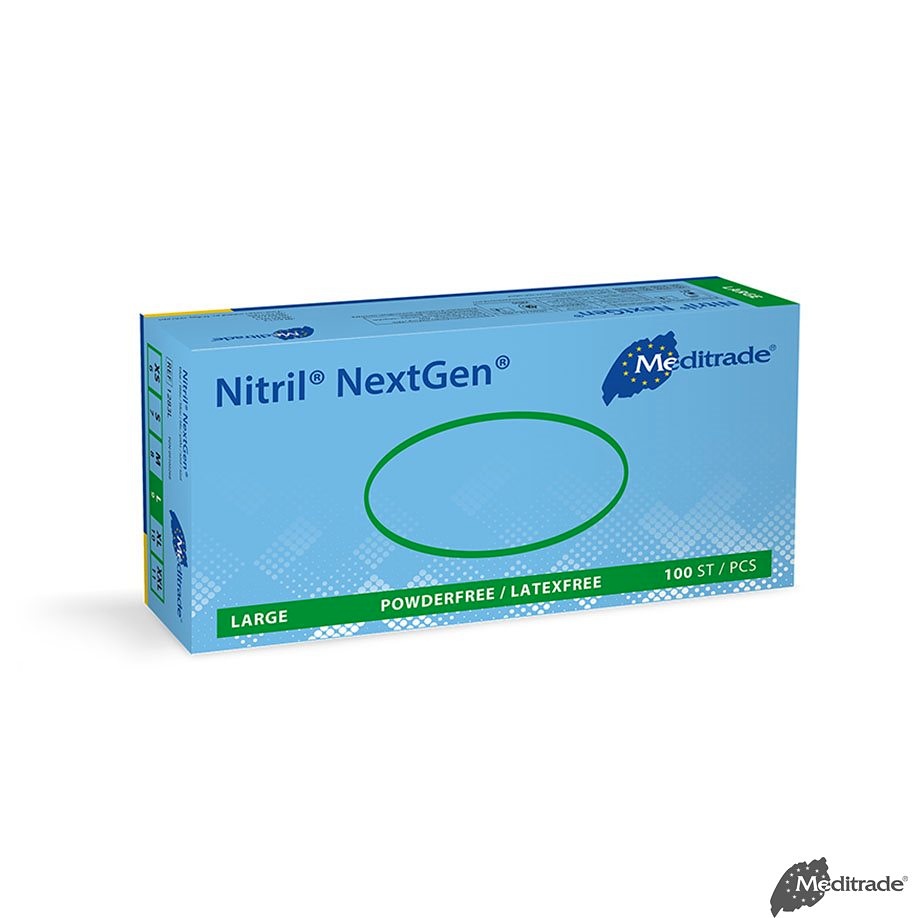 [MTR 1283L] Nitril NextGen U.-Handschuhe PF Latexfrei, unsteril, Gr. L (100 Stck.)