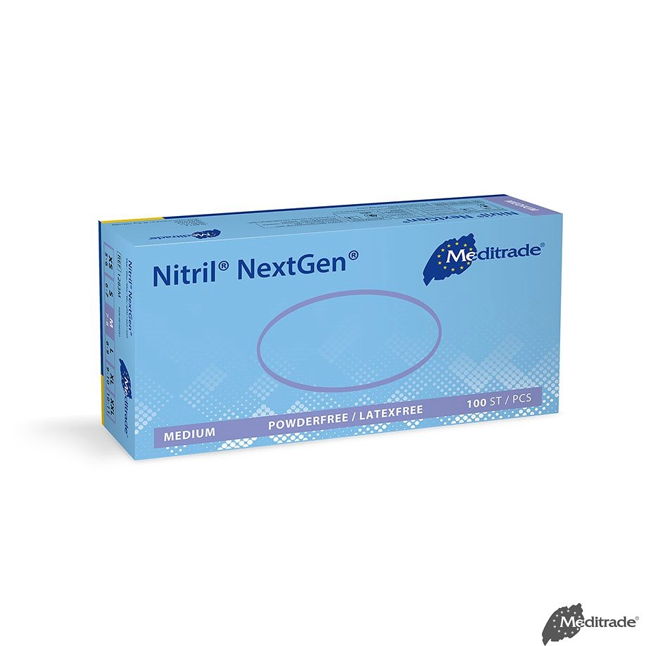 [MTR 1283M] Nitril NextGen U.-Handschuhe PF Latexfrei, unsteril, Gr. M (100 Stck.)