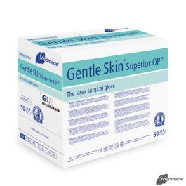 Gentle Skin Superior OP-Handschuhe Latex, PF, steril, Gr. 6,5 (50 Paar)