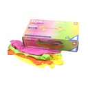 Nitril U.-Handschuhe Style tutti frutti / Set (10 Packungen)-L