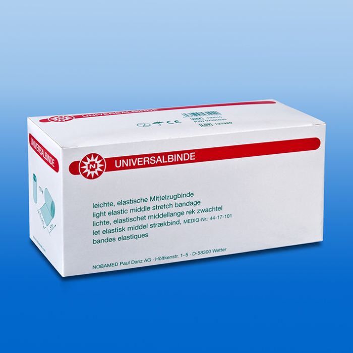 [NOB 430504] Universalbinden weiß 5 m x 4 cm Lose (10 Stck.)