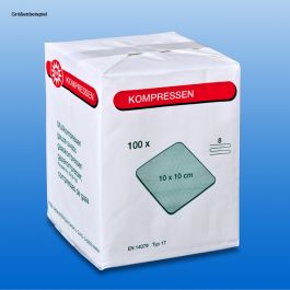 Mullkompressen 8-fach 10 x 10 cm, unsteril (100 Stck.)