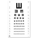 Sehprobentafel, E-Haken In Plastik eingeschweißt