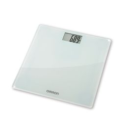 OMRON Digitale Personenwaage HN-286 Edelstahl-Optik/Glas