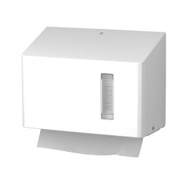 [OPH 1412129] SanTRAL Papierhandtuchspender HSU 15 P Edelstahl, pulverbeschichtet weiß