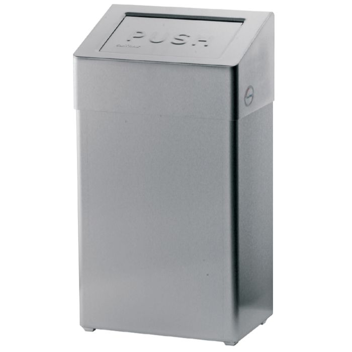 [OPH 1417450] SanTRAL Abfallbox ABU 18 E ST 18 Ltr. Edelstahl geschliffen