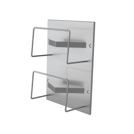 [OPH 1423264] Ingo-man Wandhalter 2BF Für 2 Handschuhboxen, mit Feder