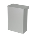 Ingo-man Abfallbox AB 6 A 6 Ltr. Aluminium silber eloxiert